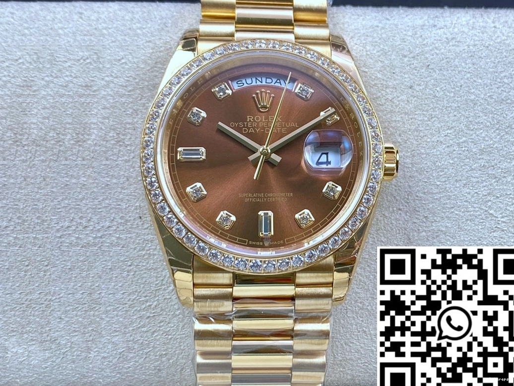 Day Rolex Dial M128348RBR-0005 Date Brown Factory EW 0416